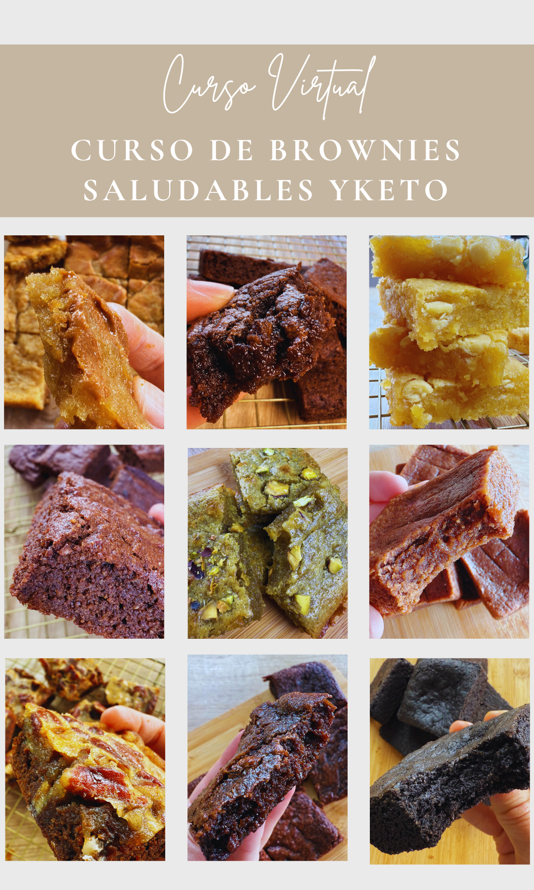 Brownies Saludables y Keto