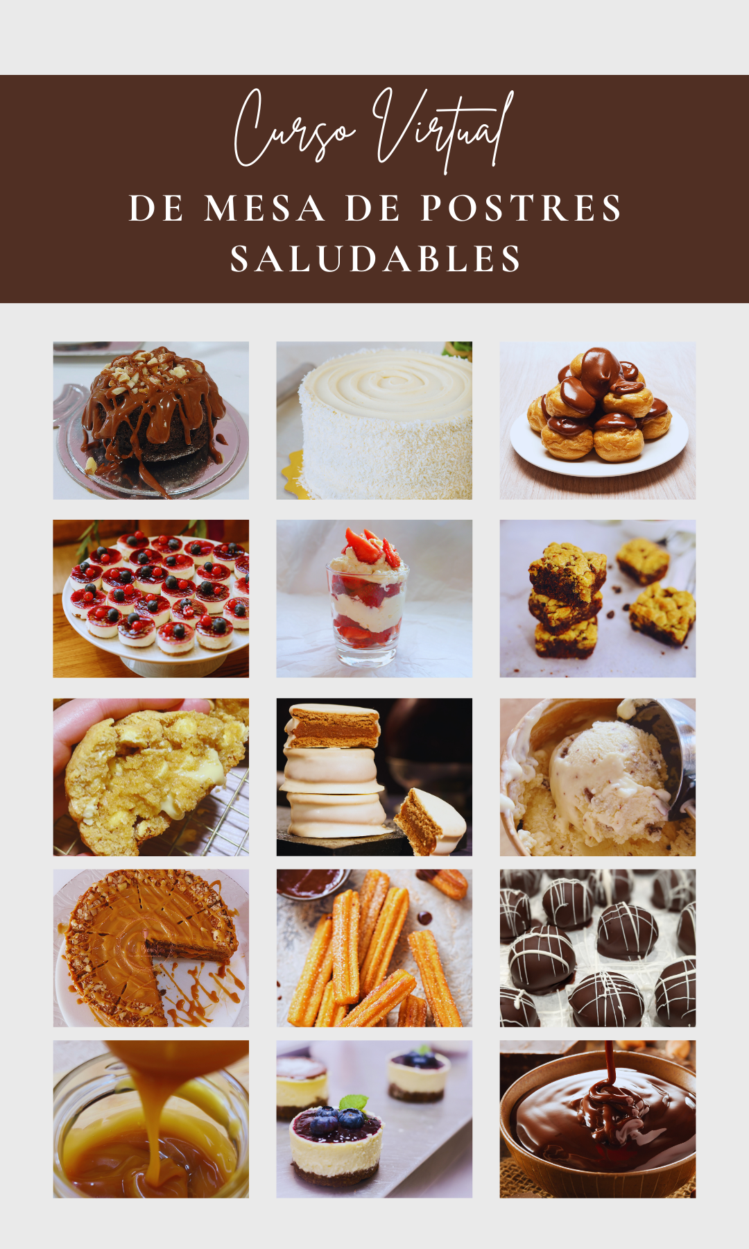 Mesa de Postres Saludables