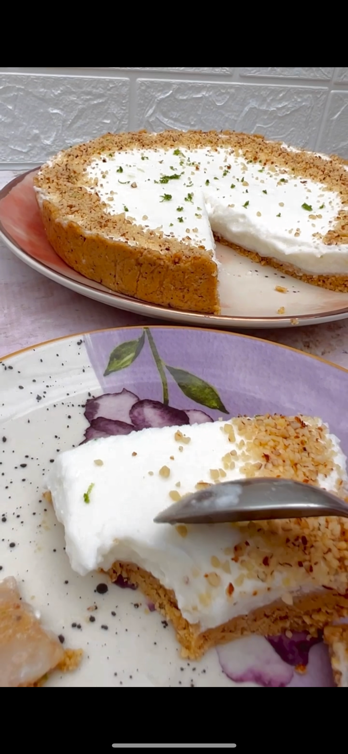 CHEESECAKE DE LIMÓN SALUDABLE