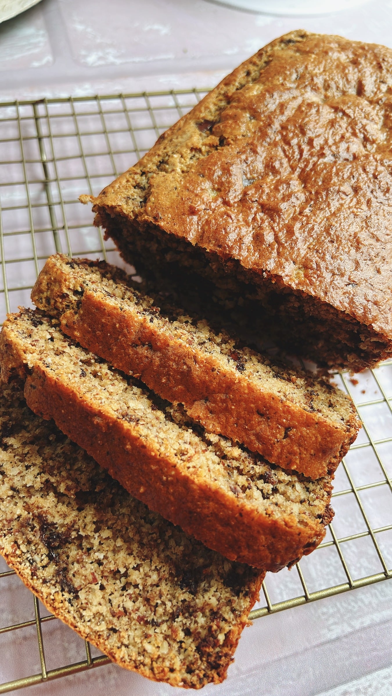 PAN DE BANANO Y CANELA SALUDABLE