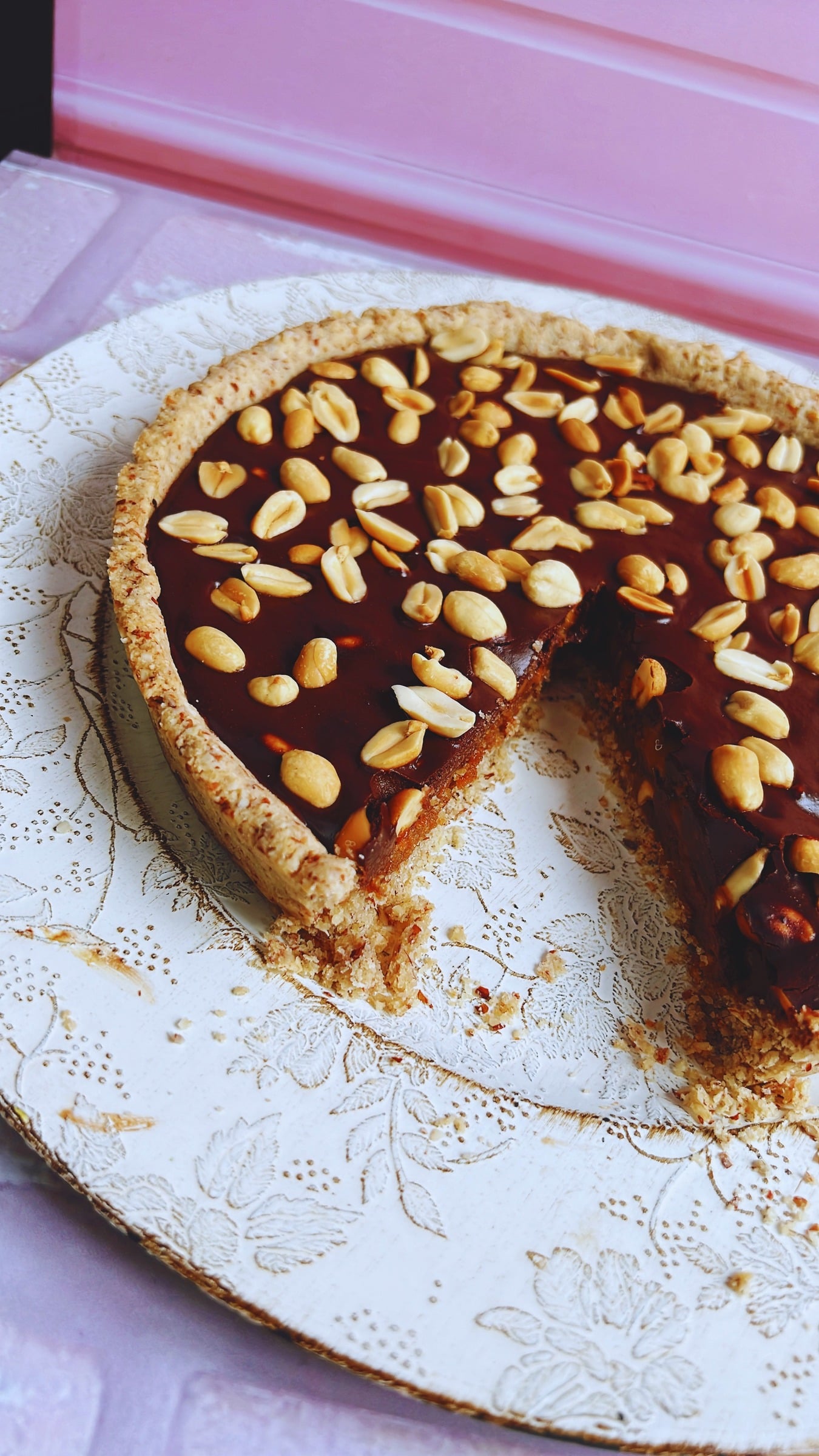 PIE DE SNICKERS SALUDABLE
